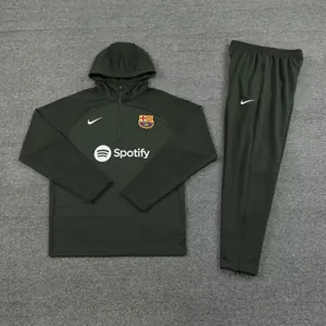 23-24 Barcelona Hoodie Long Sleeve Training Suit Yupoo 1