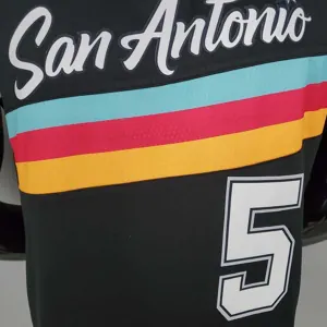 New MURRAY#5 season Spurs City Edition black 3