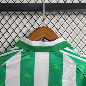 95-97 Retro Betis Home Long Sleeve Size S-XXL Soccer Jerseys 4