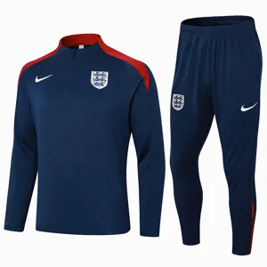 2024 England Long Sleeve Training Suit Football Shirts