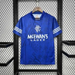 94-96 Rangers Home Retro Kit Football Uniform AAAAJerseys Dropshipping Yupoo