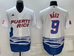 White Puerto Rico 2023 World Cup Baseball Jerseys 21