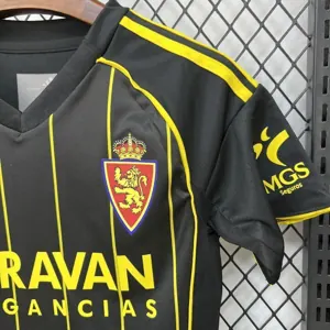 25-26 Real Zaragoza Away Kids Kit Soccer T-Shirt AAAAJersey Supply Yupoo 2