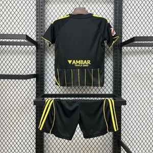 25-26 Real Zaragoza Away Kids Kit Soccer T-Shirt AAAAJersey Supply Yupoo 3