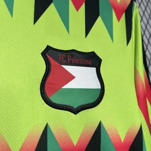 2024 CD Palestina x Hypepeace Green Kit Soccer Uniforms Football AAAAJersey Yupoo 5