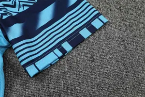 22-23 Manchester City Training Wear Short Sleeve Kit Blue 14