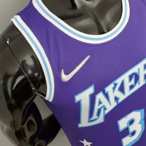 2022 75th Anniversary Davis #3 Lakers City Edition Purple 3