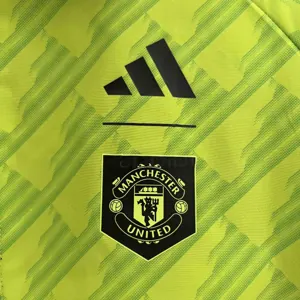 2024 Manchester United Trench Coat Reversible Windbreaker Double-Sides Jacket 4