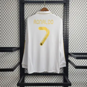 11-12 Real Madrid home long sleeve 6