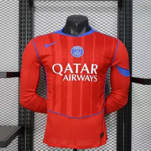 25-26 PSG Third Away Kit Football Player Version Long Sleeve Shirt AAAAJersey Dropship Yupoo