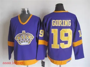 Los Angeles Kings retro ice hockey jersey M-3XL 洛杉矶国王队复古冰球服