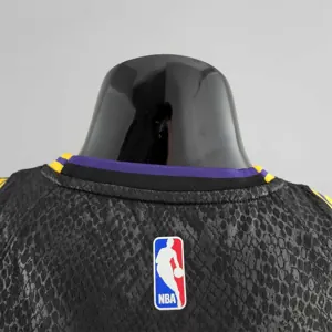 TOSCANO#95 Los Angeles Lakers black NBA jersey 6