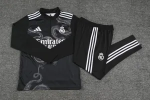 24-25 Real Madrid Long Sleeve Training Suit Football Shirts 2