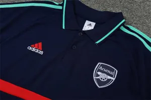 Polo Arsenal sapphire blue with red border 5