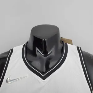 75th Anniversary Simmons #10 Nets White NBA Jersey 8