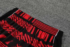 22-23 AC Milan Training Short Sleeve Kit Black 12