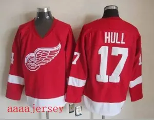 Detroit Red Wings retro ice hockey jersey M-3XL 底特律红翼队复古冰球服 4