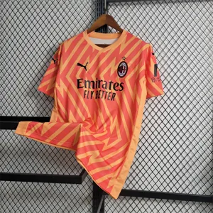 23-24 AC Milan Goalkeeper Orange Size S-XXL Soccer Jersey 7