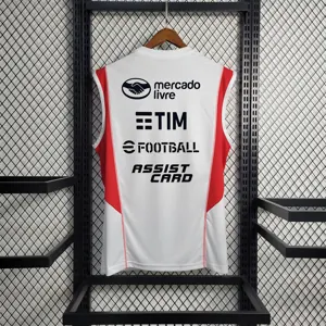 23-24 Flamengo Training Suit White Tank Top 3