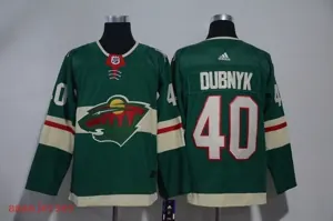 Minnesota wild ice hockey jersey M-3XL 明尼苏达荒野队冰球服 3