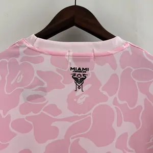 23-24 Inter Miami Limited Gris Pink Shirt Joint Edition Kit Soccer Jerseys Yupoo 1