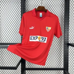 87-90 Sevilla Away Retro Kit Vintage T-Shirt Soccer AAAAJersey Yupoo