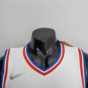 75th Anniversary Philadelphia 76ers MAXEY#0 White NBA Jersey 5