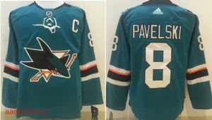San Jose Sharks ice hockey jersey M-3XL 圣何西鲨鱼队冰球服 4