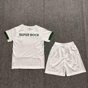 24-25 Sporting CP Away Kid Kits Youth Apparels AAAAJersey Wholesale Yupoo-1 8