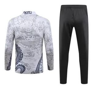 23-24 Real Madrid Long Sleeve Kits Dragon Special Edition Training Suits Soccer Jerseys Yupoo 2