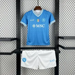 25-26 Napoli Home Kids Football Kits Youth Apparels AAAAJersey Supplier Yupoo