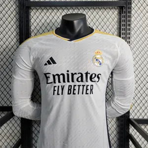 23-24 Real Madrid home player version Long Sleeve 9