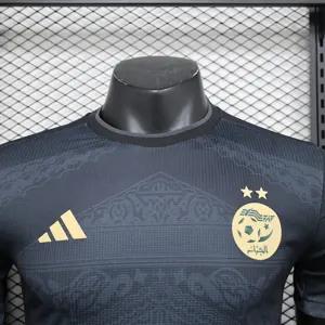 2023 Algeria Black Player Version S-XXL Cheap Football Kit 4