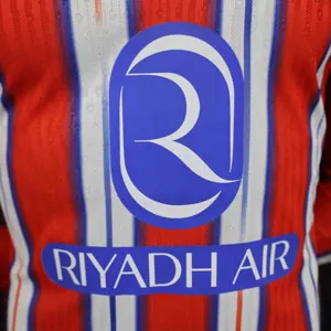 24-25 Atletico Madrid Home Long Sleeve Kit Player Version Shirt 5