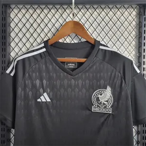 2023 Mexico Black Training Shirt 6
