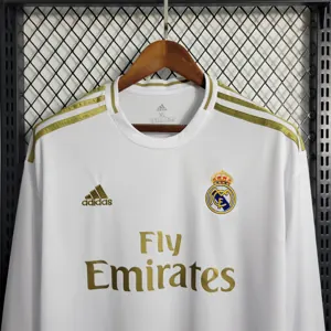 19-20 Real Madrid home white long sleeve 7