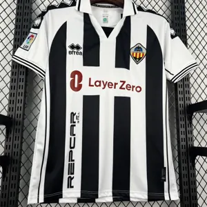 25-26 CD Leganes Mens Black Retro Kit Vintage Soccer T-Shirt AAAAJersey Supply Yupoo 8 2
