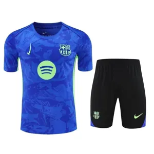25-26 Barcelona Blue Training Kits Football Tracksuits