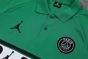 Polo Jordan PSG green corsage 11
