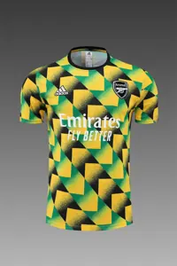 22-23 Arsenal Training Suit Short Sleeve Kit Yellow Camo 5