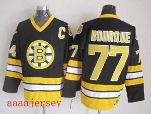 Boston Bruins retro ice hockey jersey M-3XL 波士顿棕熊队复古冰球服 4