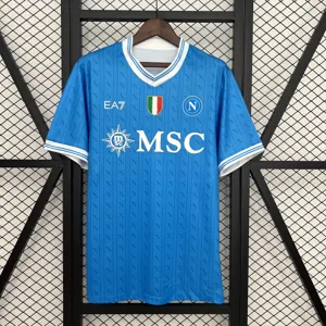 25-26 Napoli Home Kit Football T-Shirt Sport Summer Clothes AAAAJersey Supply Yupoo 1