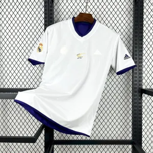 02-03 Real Madrid 100th Anniversary Double Sides Retro Kit Vintage T-Shirt Soccer AAAAJersey Yu 6