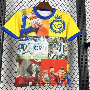 25-26 Cristiano Ronaldo All Club Mix Kid Kits Youth Apparels Soccer AAAAJersey Yupoo 2
