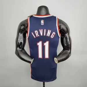2022 75th Anniversary Irving #11 Nets City Edition Royal Blue 6