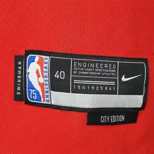 75th Anniversary 2022 Season Chicago Bulls DeROZAN#11 City Edition Red NBA Jersey 9
