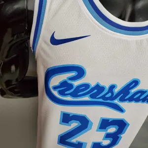 New James #23 Lakers white 4