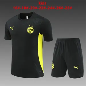 24-25 Dortmund Kids Training Soccer Jerseys Football Shirts