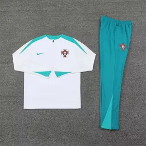 2024 Portugal Player Long Sleeve Training Suit Football Shirts 2