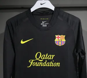 11-12 Barcelona Away Retro Kit Vintage Player Version Sino Shirt AAAAJersey Dropship Yupoo 4